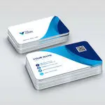 500 Executive Business Cards With Punched Rounded Corners